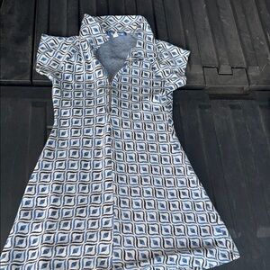 Urban Outfitters Stylish Blue Patterned Dress